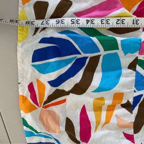 Tabitha Brown for Target Tropical Linen Blend Tropical Puff Sleeves Dress 1X - Picture 9 of 9